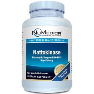 Наттокиназа, Nattokinase, NuMedica, 60 вегетарианских капсул