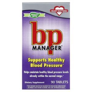 Поддержка кровяного давления, bp Manager, Nature's Way, 90 таблеток