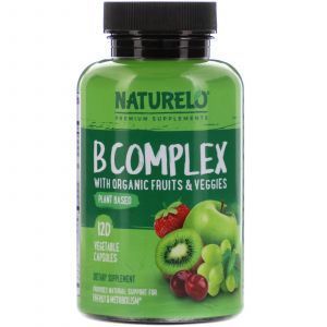 Комплекс витаминов группы В, B Complex, NATURELO, 120 капсул