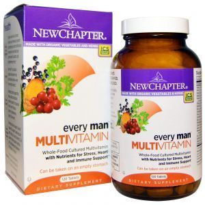 Мультивитамины для мужчин, Man Multivitamin, New Chapter, 120 таблеток