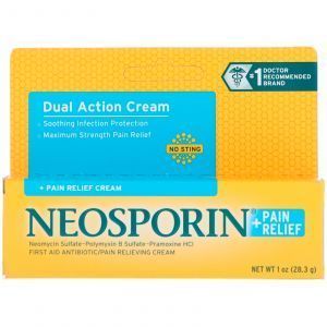 Обезболивающий крем, Pain Relief Cream, Neosporin, 28,3 г