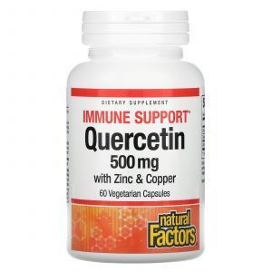 Кверцетин, Biaoctive Quercetin EMIQ, Natural Factors, 50 мг, 60 капсул (Default)