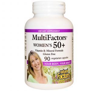 Витамины для женщин 50+, Natural Factors, 90 капсул 