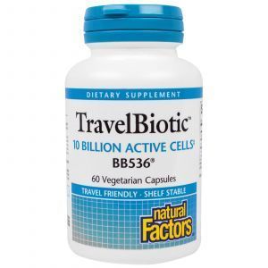 Пробиотик BB536, TravelBiotic, BB536, Natural Factors, 60 кап