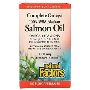 Масло лосося, Wild Alaskan Salmon Oil, Now Foods, 1000 мг, 200 гелевых капсул