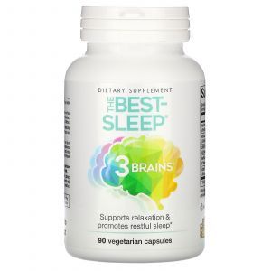 Формула для спокойного сна 3 Brains, The Best-Sleep, Natural Factors, 90 капсул
