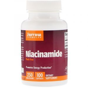 Ніацинамід, Niacinamide, Jarrow Formulas, 250 мг, 100 капсул