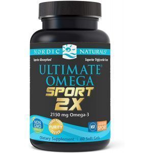 Омега 2X спорт, Ultimate Omega 2X Sport, Nordic Naturals, 60 капсул