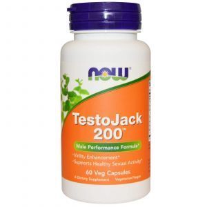 Репродуктивне здоров'я чоловіків, TestoJack 200, Now Foods, 60 капс.
