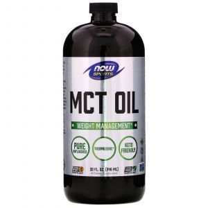 Масло МСТ, MCT Oil, Sports, Now Foods, 946 мл
