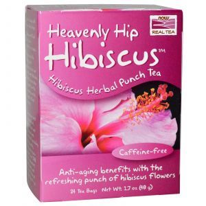Травяной чай гибискус, Tea, Heavenly Hip Hibiscus, Now Foods, 48 г