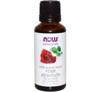 Розовое эфирное масло (Rose Absolute), Now Foods, Essential Oils, 30 мл