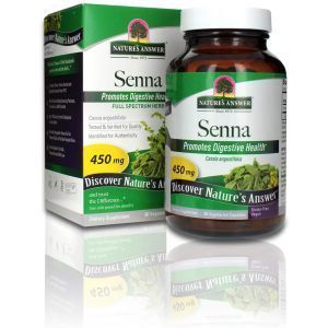 Сенна, Senna, Nature's Answer, 450 мг, 90 вегетаріанських капсул