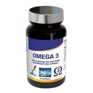 Омега 3, Omega 3, NutriExpert, поддержка сердечно-сосудистой системы, памяти и когнитивных функций, 60 капсул
