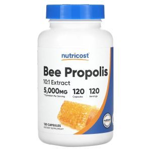 Прополис пчелиный, Bee Propolis, Nutricost, 5000 мг, 120 капсул