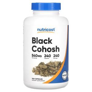 Воронець кистевидний, Black Cohosh, Nutricost, 540 мг, 240 капсул