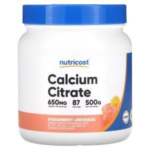 Цитрат кальция, Calcium Citrate, Now Foods, порошок, 227 г
