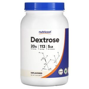 Дектроза, Dextrose, Nutricost, без добавок, 2268 г