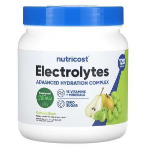 Электролиты, Electrolyte, Nutricost, садовые фрукты, 684 г