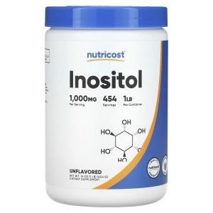 Инозитол, Inositol, Solgar, 500 мг, 100 вегетарианских капсул
