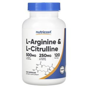 L- аргинин L-цитруллин, Source Naturals, 120 таблеток