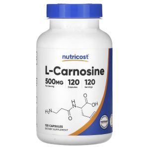Карнозин, L-Carnosine, Now Foods, 500 мг, 100 капс