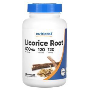 Корень солодки, Licorice Root, Swanson, 450 мг, 100 капсул