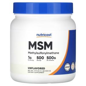 МСМ, Метилсульфонилметан, MSM, Now Foods, 1000 мг, 240 ка