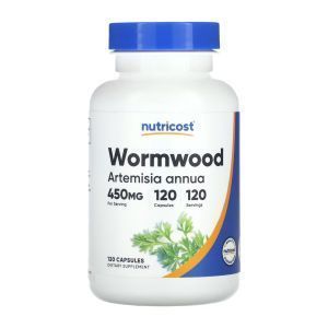 Полин, Wormwood, Nutricost, 450 мг, 120 капсул