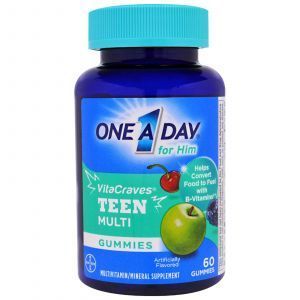 Мультивитамины для мальчиков-подростков, Teen Multi, One-A-Day, 60 жевательных таблеток 