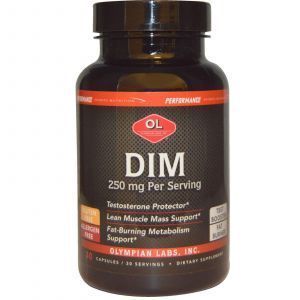 Спортивное питание DIM-250 мг, Olympian Labs Inc, 30 кап.