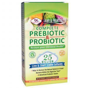 Полный комплекс пребиотик & пробиотик, Complete Prebiotic & Probiotic, Olympian Labs Inc., 30 кап.