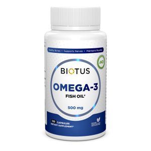 Омега-3 риб'ячий жир, Omega-3 Fish Oil, Biotus, 120 капсул