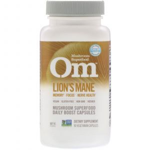 Ежовик гребенчатый, Lions's Mane, Organic Mushroom Nutrition, 667 мг, 90 капсул
