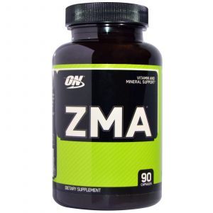 ZMA формула дополнения для спортсменов, ZMA, Optimum Nutrition, 90 кап.