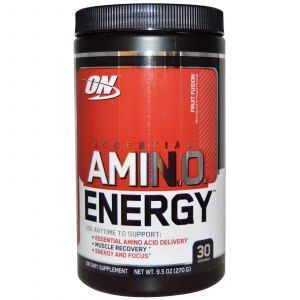 Аміно енергія (Amino Energy), Optimum Nutrition, фруктовий смак, 270 грам