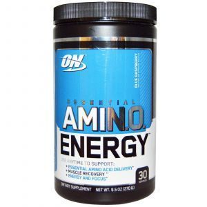 Аміно енергія (Amino Energy), Optimum Nutrition, блакитна малина, 270 грам