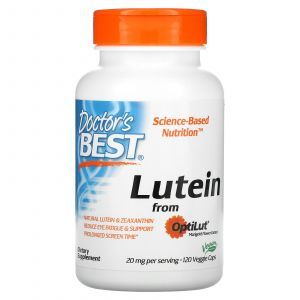 Лютеин, Lutein with OptiLut, Doctors Best, 10 мг, 120 ка