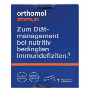 Витамины для иммунитета, Immun, Orthomol, вкус ментол-малина, 7 дней (7 порошков)
