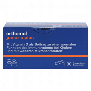 Витамины для детей, Orthomol junior С plus 30 гранул