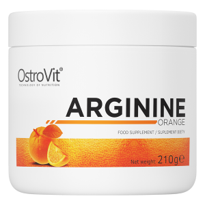 Аргинин, L-Arginine, OstroVit, вкус апельсина,  210 г
