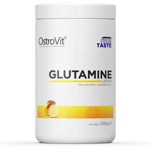 L-глютамин, L-Glutamine, OstroVit, вкус лимона, 500 г

