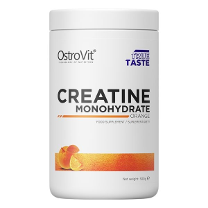 Креатин моногидрат, Creatine Monohydrate, OstroVit, порошок, вкус апельсина, 500 г
