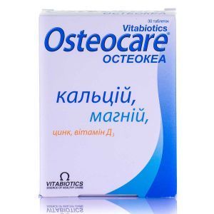 Остеокеа, Osteocare, Vitabiotics, комплекс для усвоения кальция, 30 таблеток