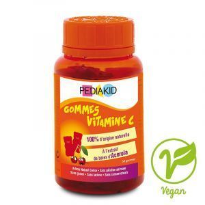 Вітамін С для дітей, жувальний, (Radiergummis Vitamin C), Pediakid, 60 жувальних цукерок