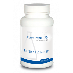 Фенибут, комплекс, PheniTropic PM, Biotics Research, 60 капсул