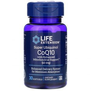 CoQ10 (улучшенный), Life Extension, 50 мг, 30 капсул