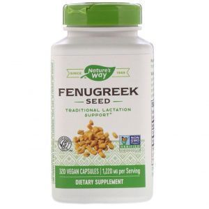 Пажитник, Fenugreek, Nature's Way, семена, 610 мг, 320 капсул