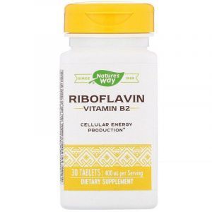 Рибофлавин (витамин В2), Enzymatic Therapy, 30 таблеток