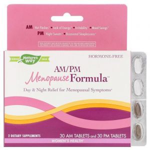 Женская формула при менопаузе, AM/PM Menopause Formula, Nature's Way, 60 таблеток